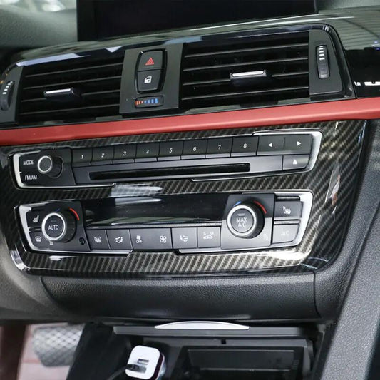 Moldura de Fibra de Carbono para o Botão do Ar Condicionado BMW Série 3