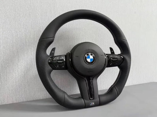 Volante Em Couro BMW M Performance Flat Bottom - C/AIRBAG