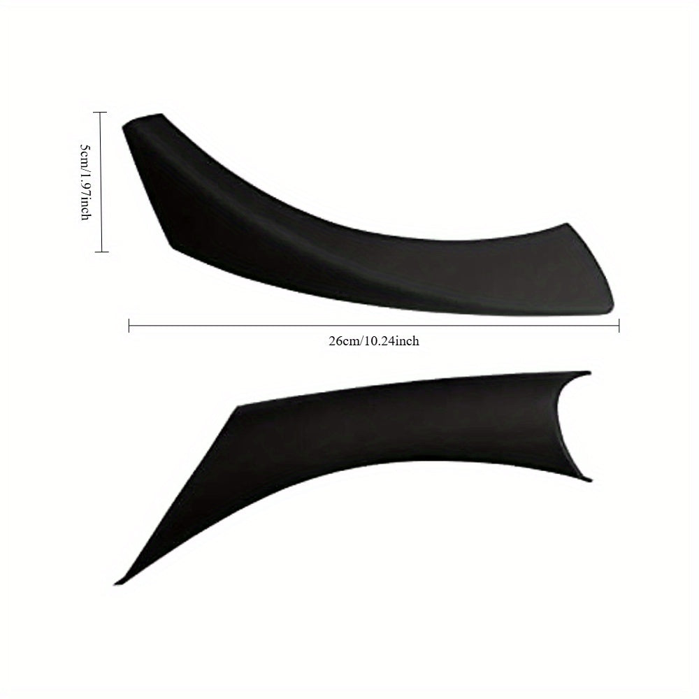 Capa de Puxador de Porta Interno em Fibra de Carbono Preto para Série BMW 3 (E90 E91 E92 E93) 2005-2012, Fácil de Instalar, Compatível com Traseira