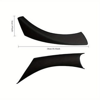 Capa de Puxador de Porta Interno em Fibra de Carbono Preto para Série BMW 3 (E90 E91 E92 E93) 2005-2012, Fácil de Instalar, Compatível com Traseira